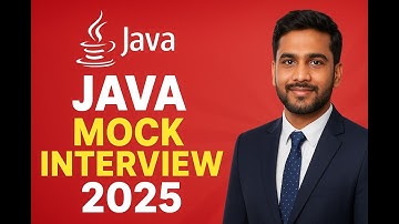 Java Mock Interview 2025 @sritechonlinetraining