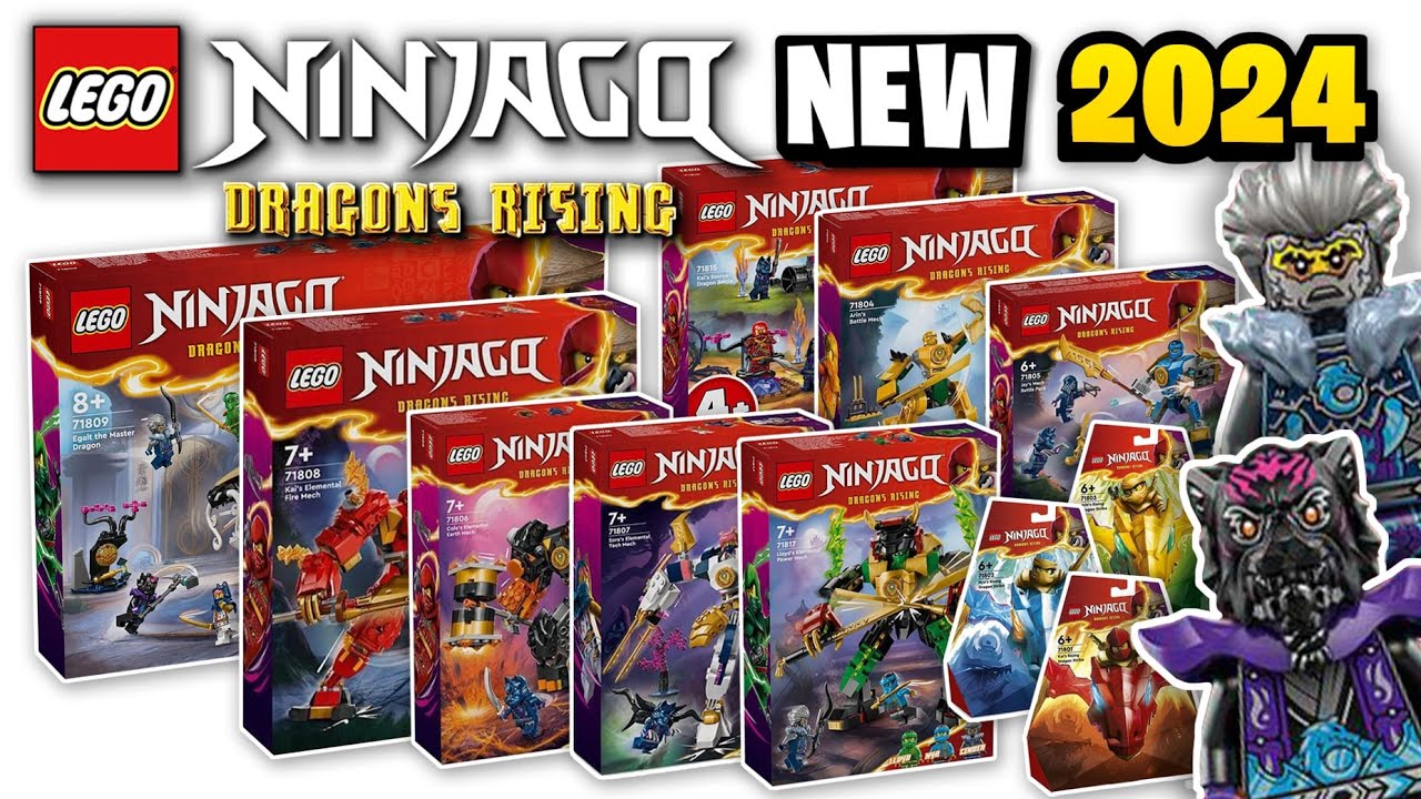 LEGO Ninjago Winter 2024 Sets OFFICIALLY Revealed 