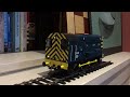 Dapol O gauge Class 08 diesel with Zimo DCC Sound - "Load Influence" demo.