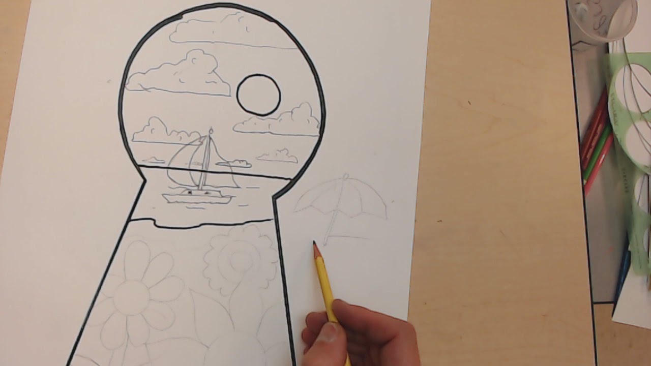 Keyhole art Mr. Dykema