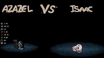 Binding of Isaac: Rebirth - Azazel vs Isaac [Cathedral Boss Fight]