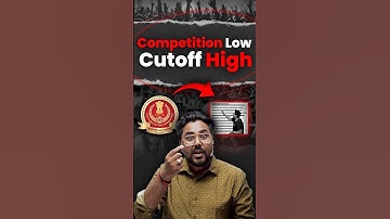 Competition कम है और Cut-off High 🤭 Gagan Pratap Sir #ssc #cgl #exam #cutoff #competition
