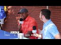 Brian Jordan greets fans at Pelicans' Braves Weekend