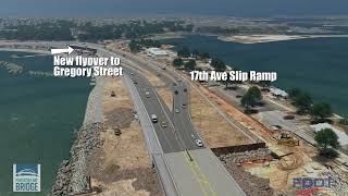 Four lanes of traffic have been restored to the Pensacola Bay Bridge