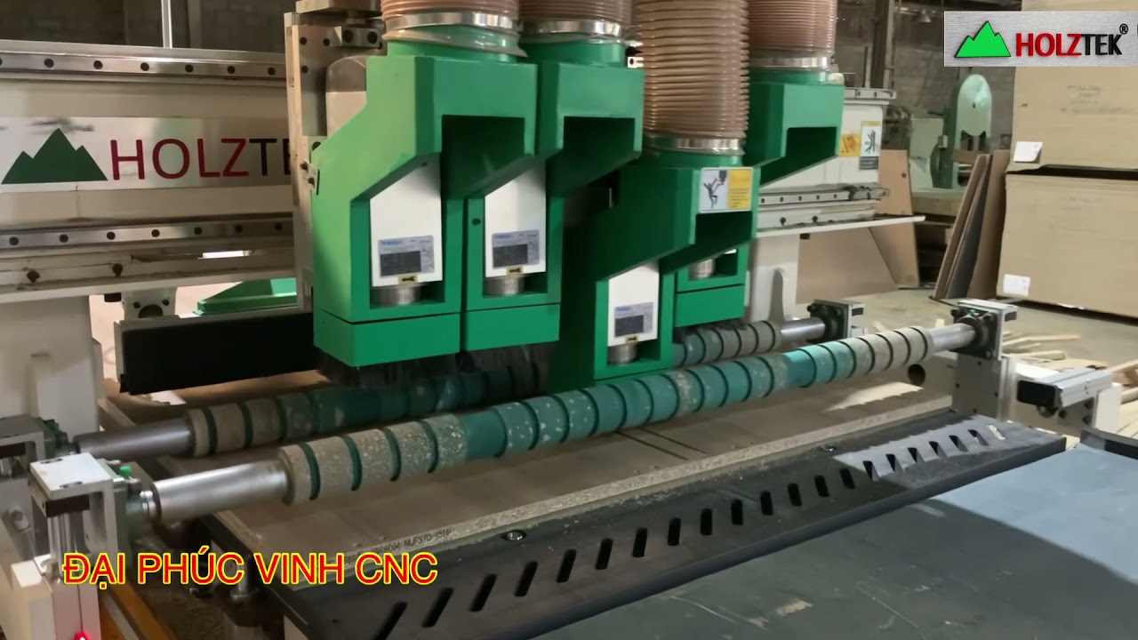 MÁY CNC NESTING 4 Đầu Holztek Pro-R4F  Là chiến Máy hoàn hảo để sản xuất nội thất công nghệ 4.0