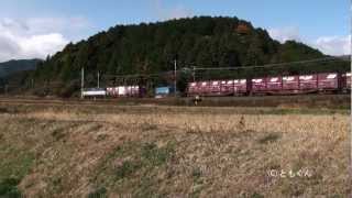 東海道本線　大垣　－　柏原　2012/12撮影　EF65