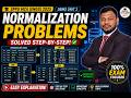 DBMS Unit 3 Lecture 11 | Normalization Problem Solving | 1NF 2NF 3NF BCNF