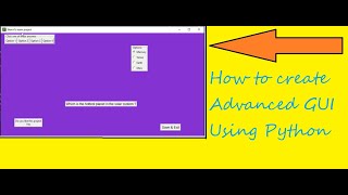 How to create Advanced GUI With Python tkinter  Python part 4