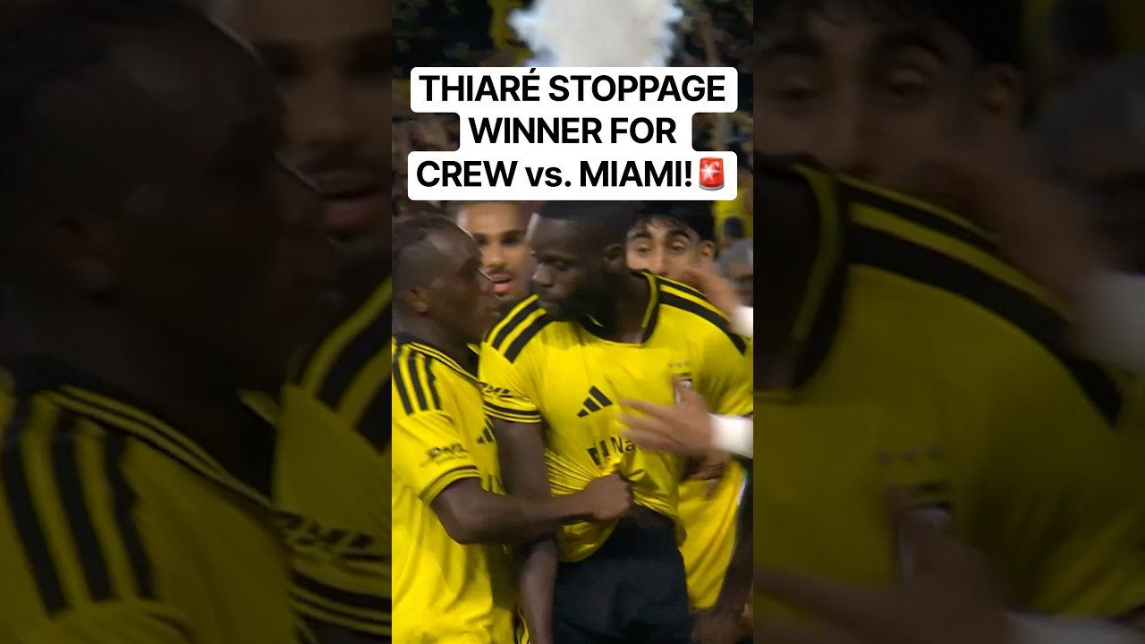 Crew STOPPAGE-TIME WINNER🚨 over Messi & Miami!