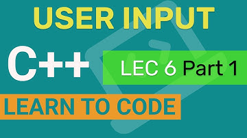 User input in C++ Lecture 6 Part 1 by Adnan Shafi |Learn to code (Urdu/Hindi)