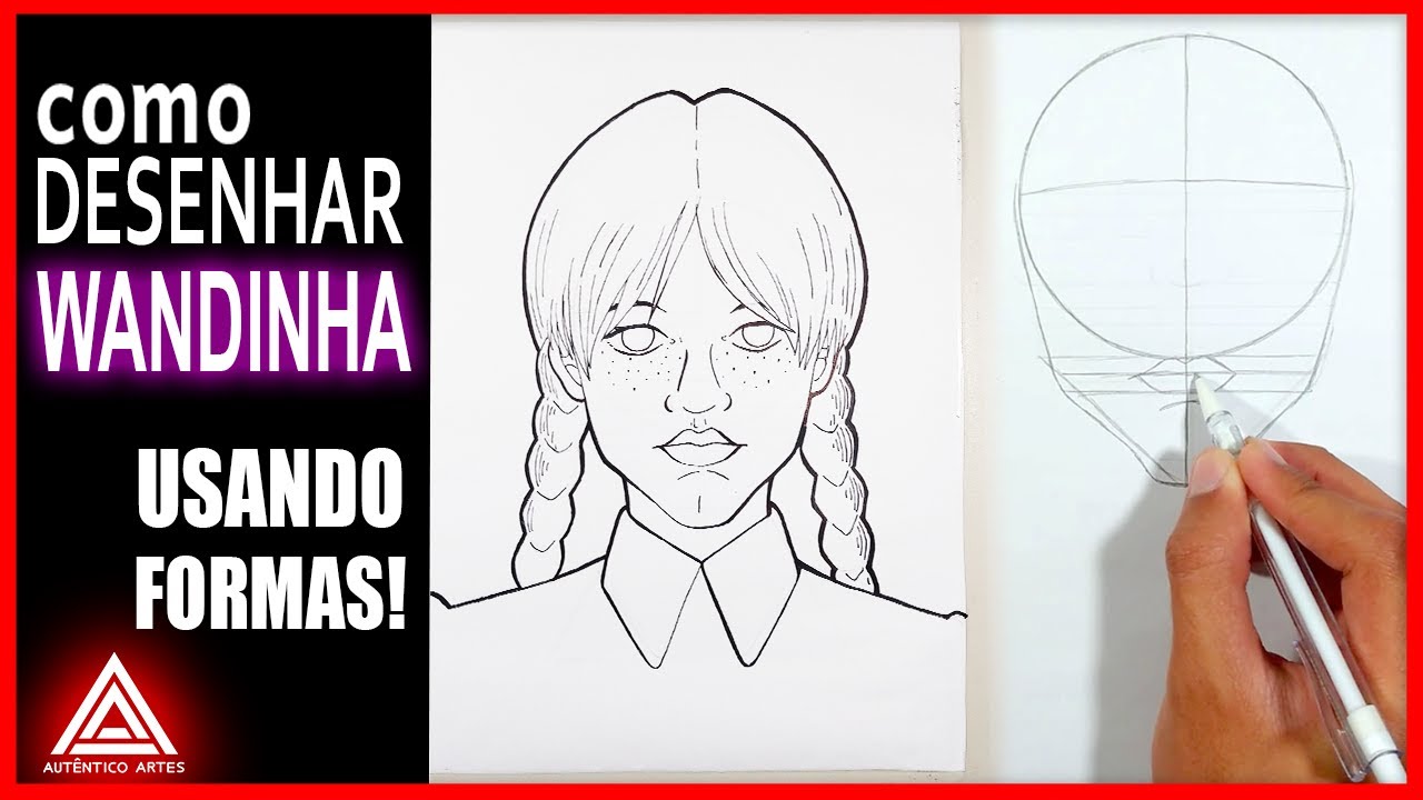 Como Desenhar a Wandinha - YouTube
