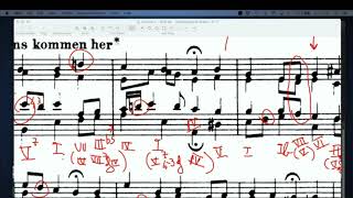 "Es ist das Heil uns kommen her" J S Bach chorale harmonisation No 4 FULL HARMONIC ANALYSIS