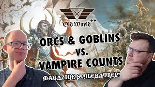 9 Fanatic Orcs & Goblins Vs Terrorgheist Vampire Counts | The Old World Battle Report