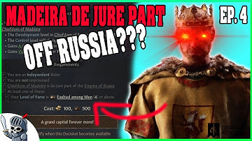 Crusader Kings 3 - Madeira De Jure Part of RUSSIA?!