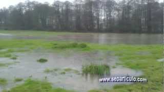 Inundaciones en Gijón - Asturias- Río Piles tramo rural