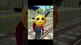 I SAW A TRAIN GO UNDERGROUND IN INDIAN BIKE DRIVER 3D #youtubeshorts #shortsfeed #indianbikedriving3