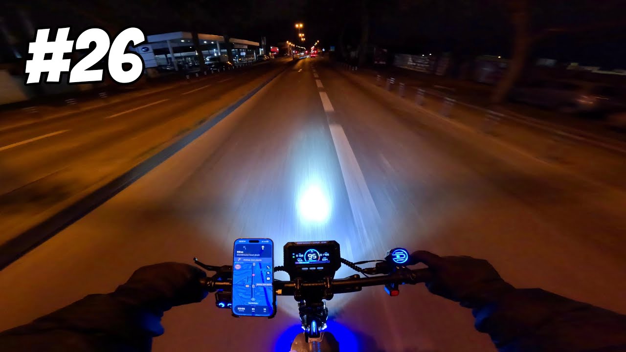 Ride de Nuit en Dualtron Thunder III sur Paris - Mode Escalade + Turbo [#26] - Ride Nocturne