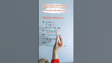 Squeeze theorem #mathematics #tricks #shorts