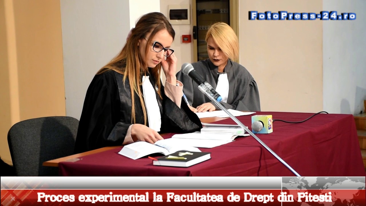 1  Proces experimental la Facultatea de Drept din Pitesti