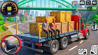 American Cargo Truck Simulator 3D: City Cargo Transport Simulator pick drop - android gameplay screenshot 2
