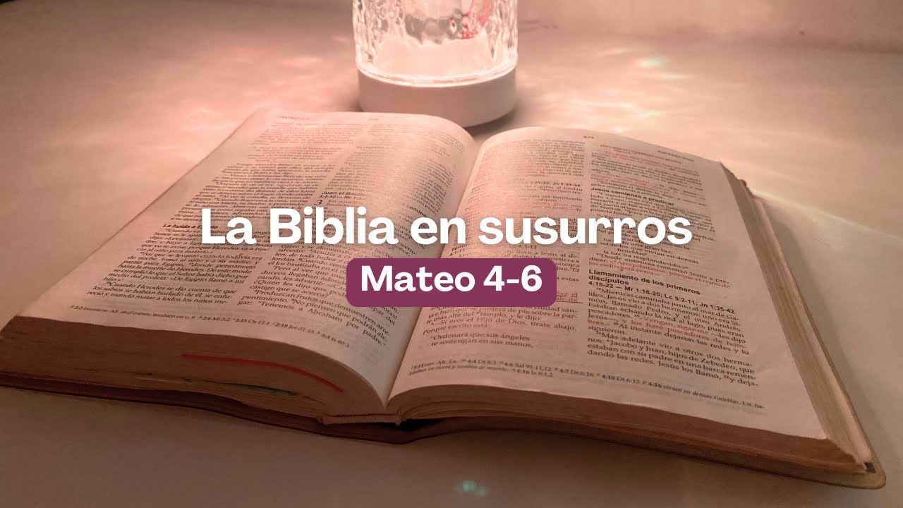 ASMR Reading of the Gospel of Matthew 4–6 🕊️ | Jesus Begins to Preach 📖