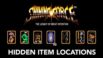 Shining Force Hidden Item Locations (PAL Megadrive)