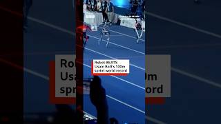 Robot beats Usain Bolt's 100m sprint world record at World Humanoid Games. #Robot #BBCNews