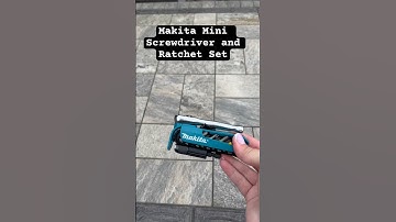 Makita Mini Screwdriver and Ratchet Set #makitatools #bitset