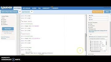 Episode Interactive Tutorial 3 - Make  A Dressing Game!