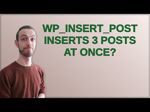 Wordpress: wp_insert_post inserts 3 posts at once?