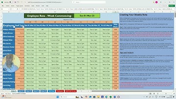 Employee Rota on Excel – Smarter Staff Scheduling Without the Hassle!