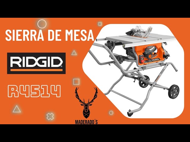 Como adicionar una mesa de trabajo a una sierra de mesa / Workbench to a  Table saw. (Ridgid 4512) 