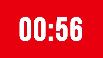 56 Second Timer With Alarm Without Music