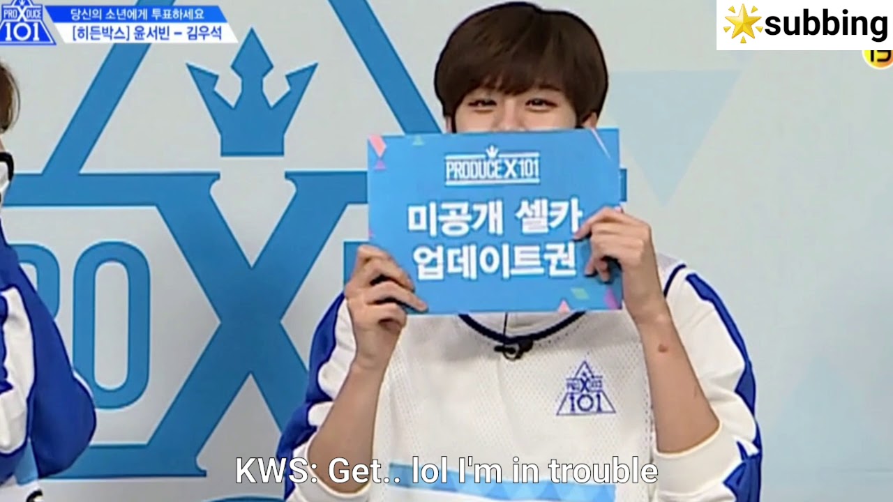 [ENGLISH SUB] Produce X 101 Hidden Box JYP Yoon SeoBin and TOP Media