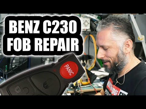 Mercedes Benz C230 Fob Repair – Customer didn't mention Liquid Damage