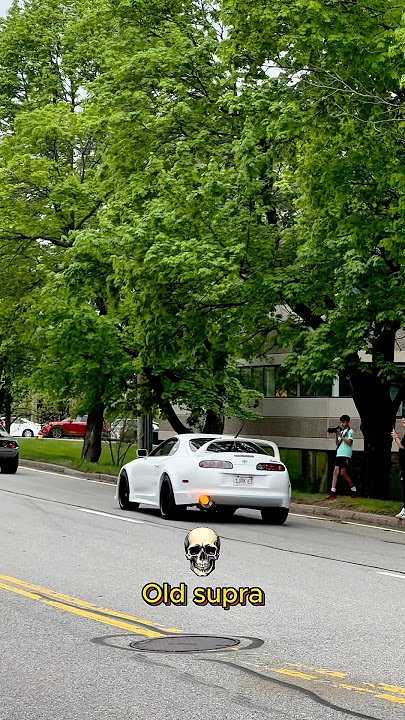 New Supra vs old Toyota Supra 🤯 #toyotasupra #toyota #supra #turbo #supramk4
