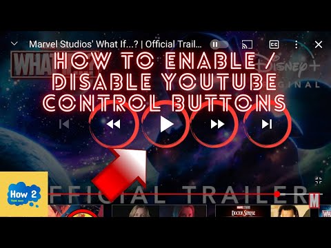 How to disable youtube control buttons
