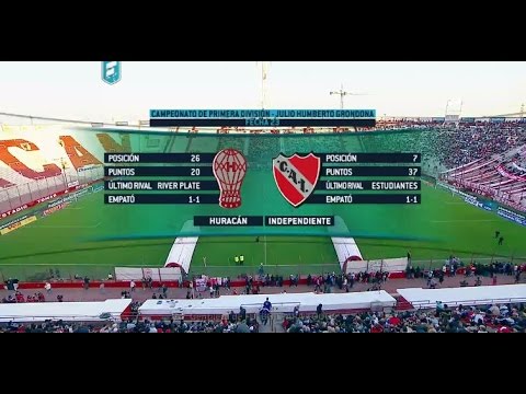 Mirá en vivo Huracán vs Independiente