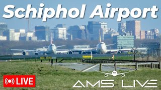🔴 LIVE: PLANE SPOTTING at Amsterdam Schiphol Airport | Apr 19, 2026