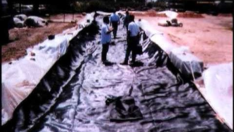 Geotextile Tube Installation - Waste Water Lagoon Application