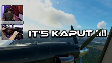 MSFS | Landing the KING AIR with ONE engine | Testing the new prop physics