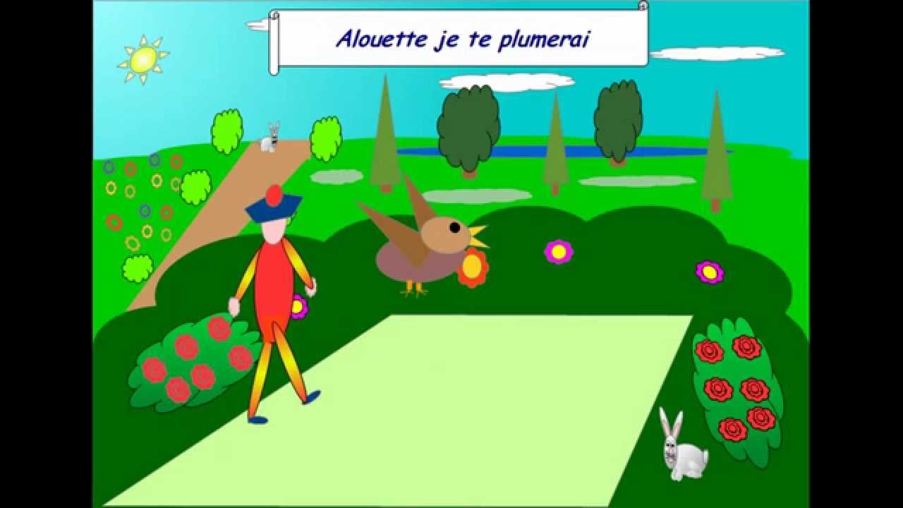Alouette, gentille alouette comptines pour enfants chanson musique