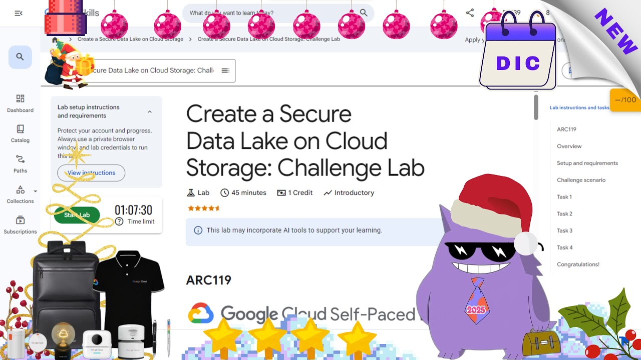 Create a Secure Data Lake on Cloud Storage: Challenge Lab #2025 | # ...