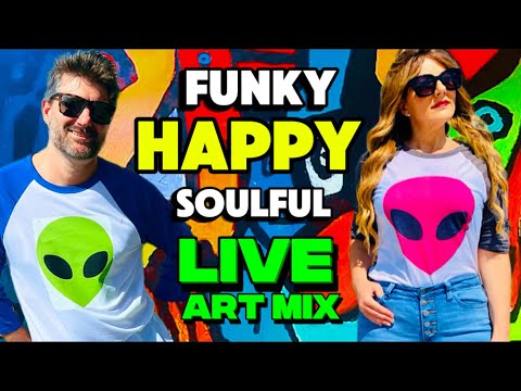 Funky Art Mix Party in an Art Studio | Funky, Soulful, Happy Vibes