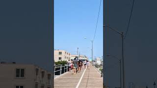 Walking in Ocean City, New Jersey