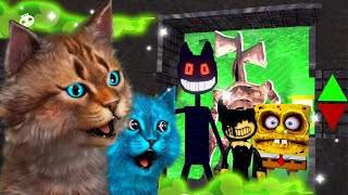 СИРЕНОГОЛОВЫЙ SCP В ЛИФТЕ (Roblox SCARY ELEVATOR Siren Head, Cartoon Cat) Весёлый Кот и КОТЁНОК ЛАЙК