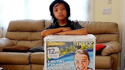 INTEX 12ft Metal Frame Pool Set