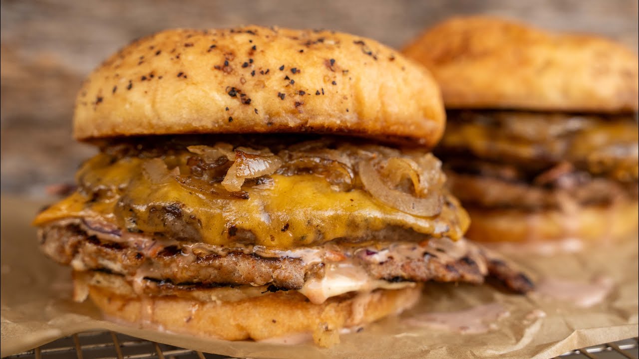 Dual Smash Burger | Simmentaler Beef & Thai BBQ Smash Burger