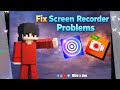 Minecraft Screen Recording Problem #minecraft 