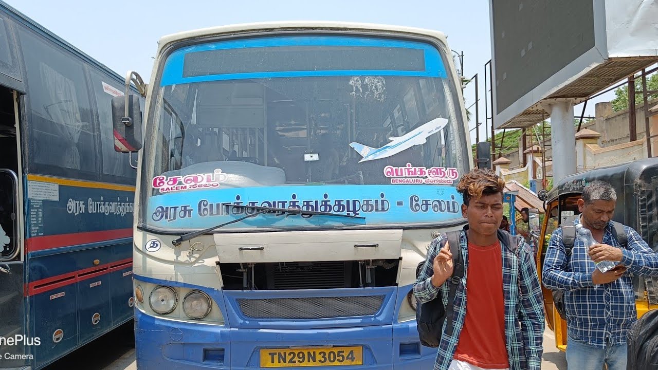 🚍 Bangalore to Salem bus Travel | Bye Pass Rider| 3.33 Hrs Travel Only 